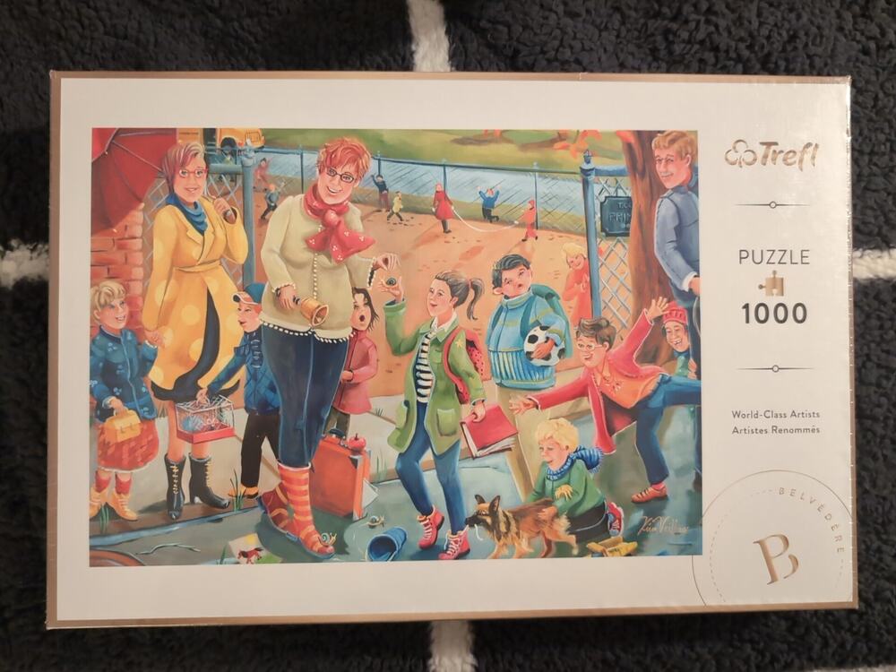 Trefl Belvedere 1000 Piece Puzzle PLAYTIME by Kim Veilleux New Sealed